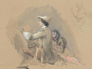 Clarkson Stanfield, R.A. - Study For ‘Scene Near Feldkirch In The Tyrol’