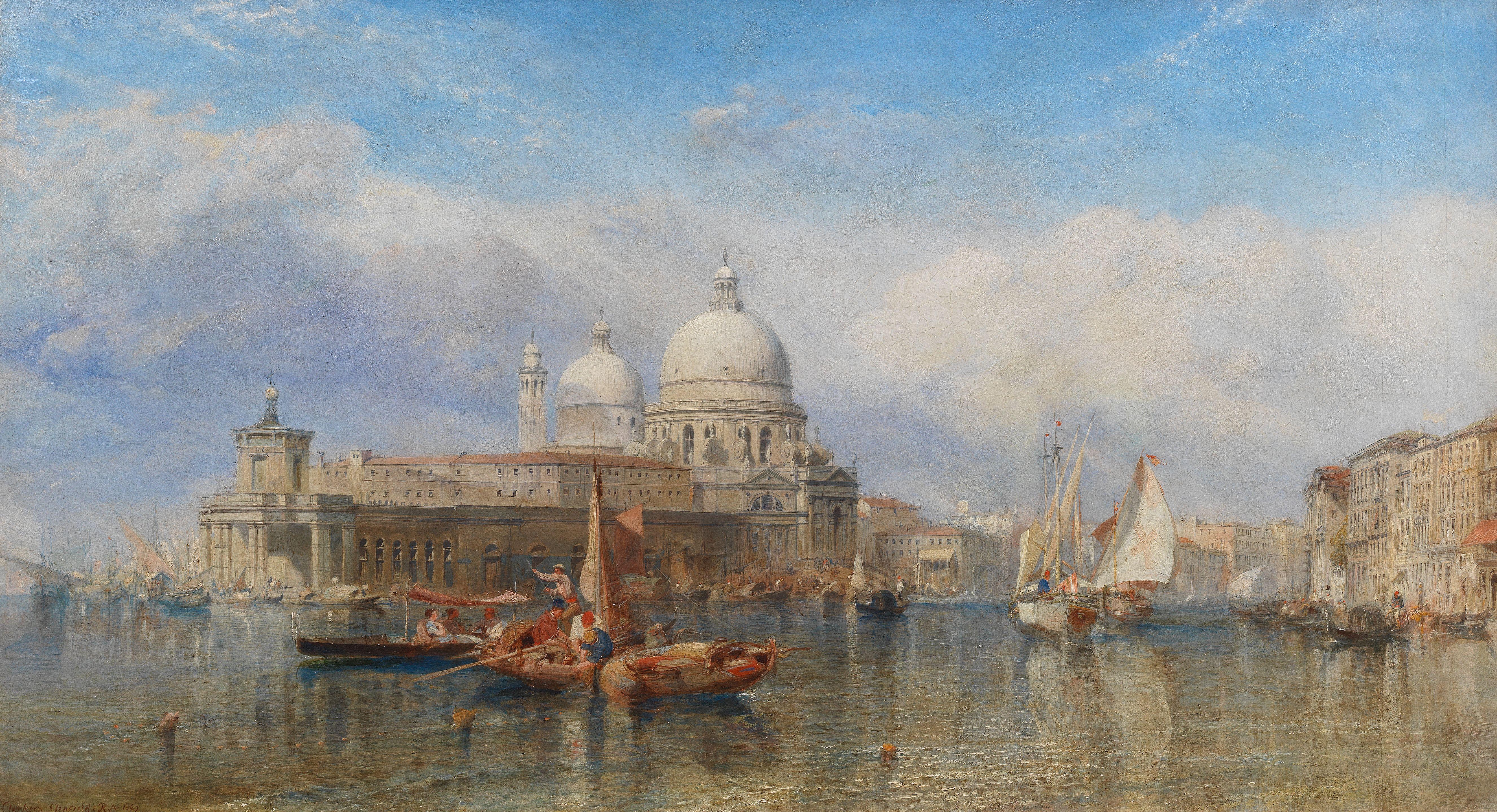 Clarkson Stanfield, RA - Basilica di Santa Maria della Salute, Venice