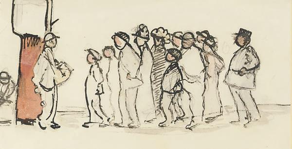 Claud Lovat Fraser - The Punch and Judy show, Harrogate