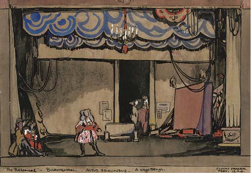 Claud Lovat Fraser - The Rehearsal, Buckingham