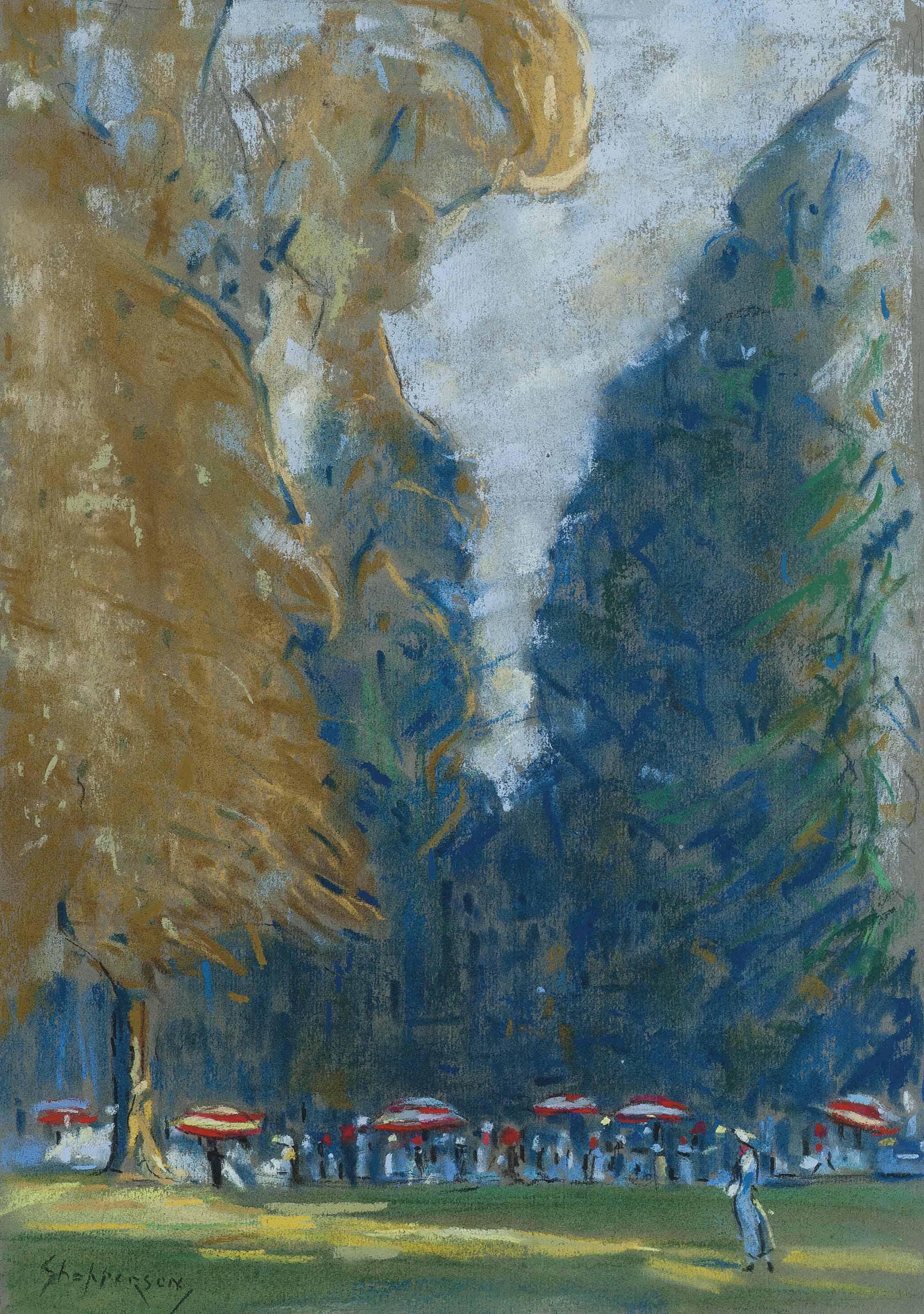 Claude Allin Shepperson - Kensington Gardens, 1914