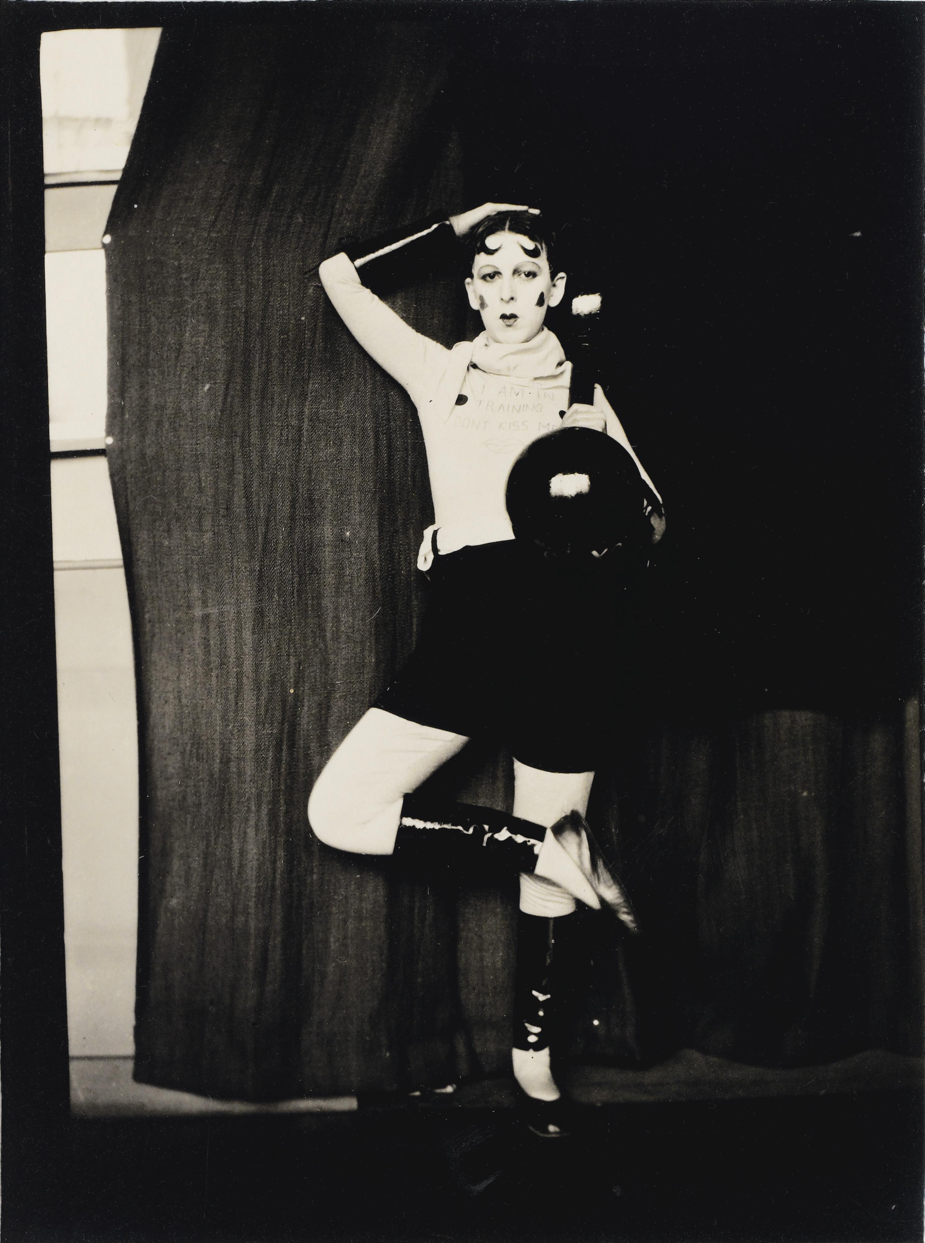 Claude Cahun - Autoportrait, Vers 1927Vintage Silver Print. Mounted And Framed.