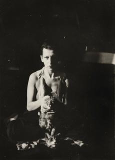 Claude Cahun - Selfportrait With Cat, C. 1927