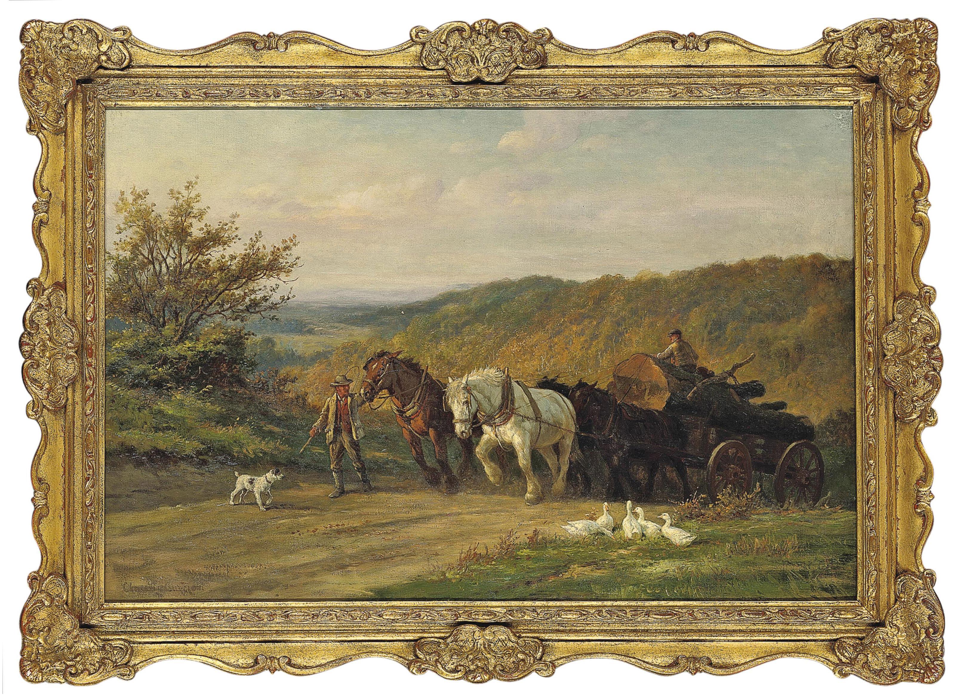 Claude Cardon - The log cart