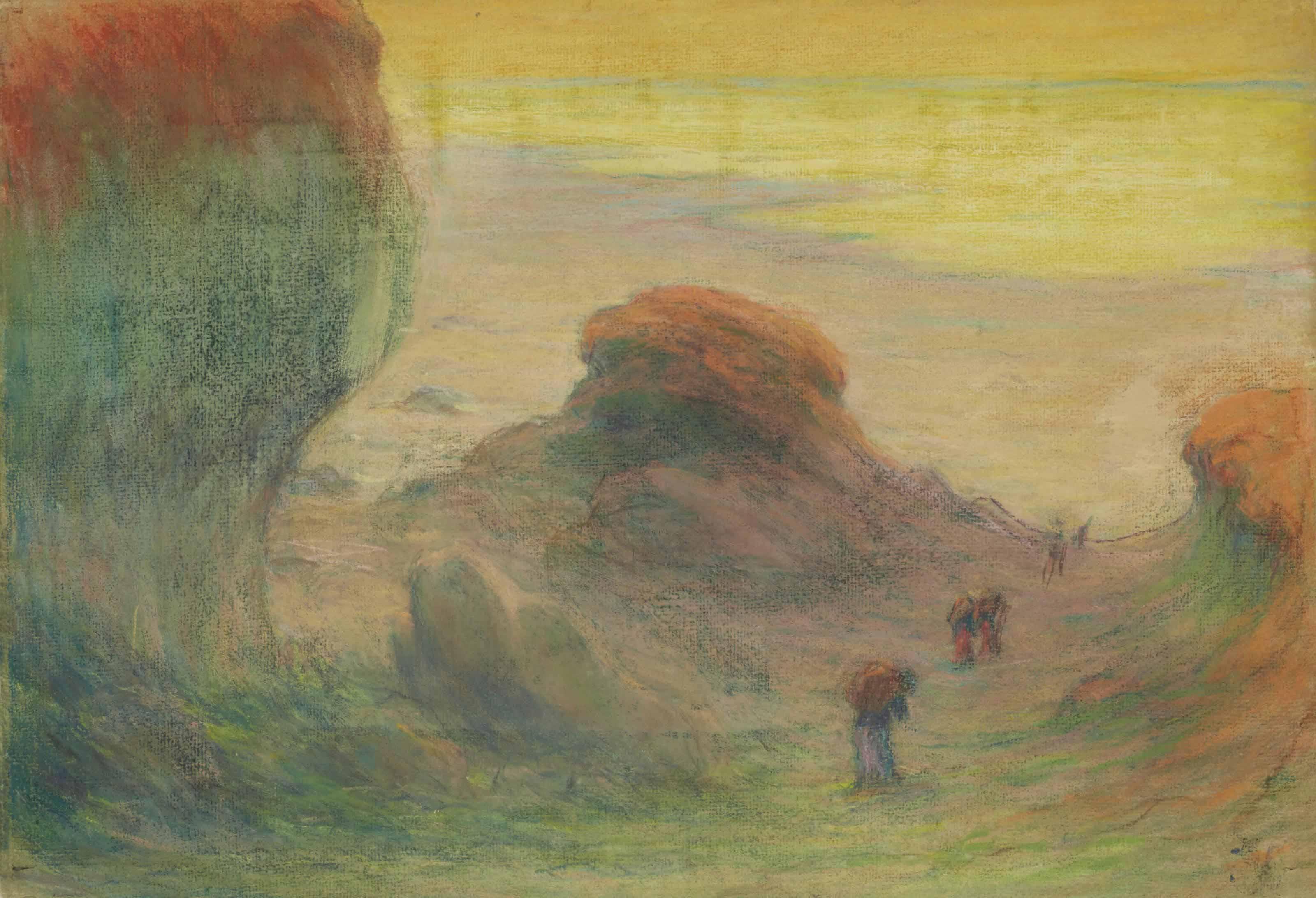 Claude-Émile Schuffenecker - Hymne au soleil (ramasseuses de Varech)