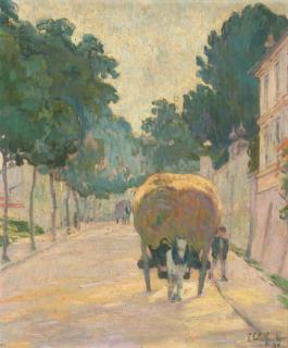 Claude-Emile Schuffenecker - La charrette de foin