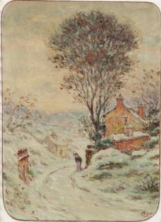 Claude-Emile Schuffenecker - Paysage de neige