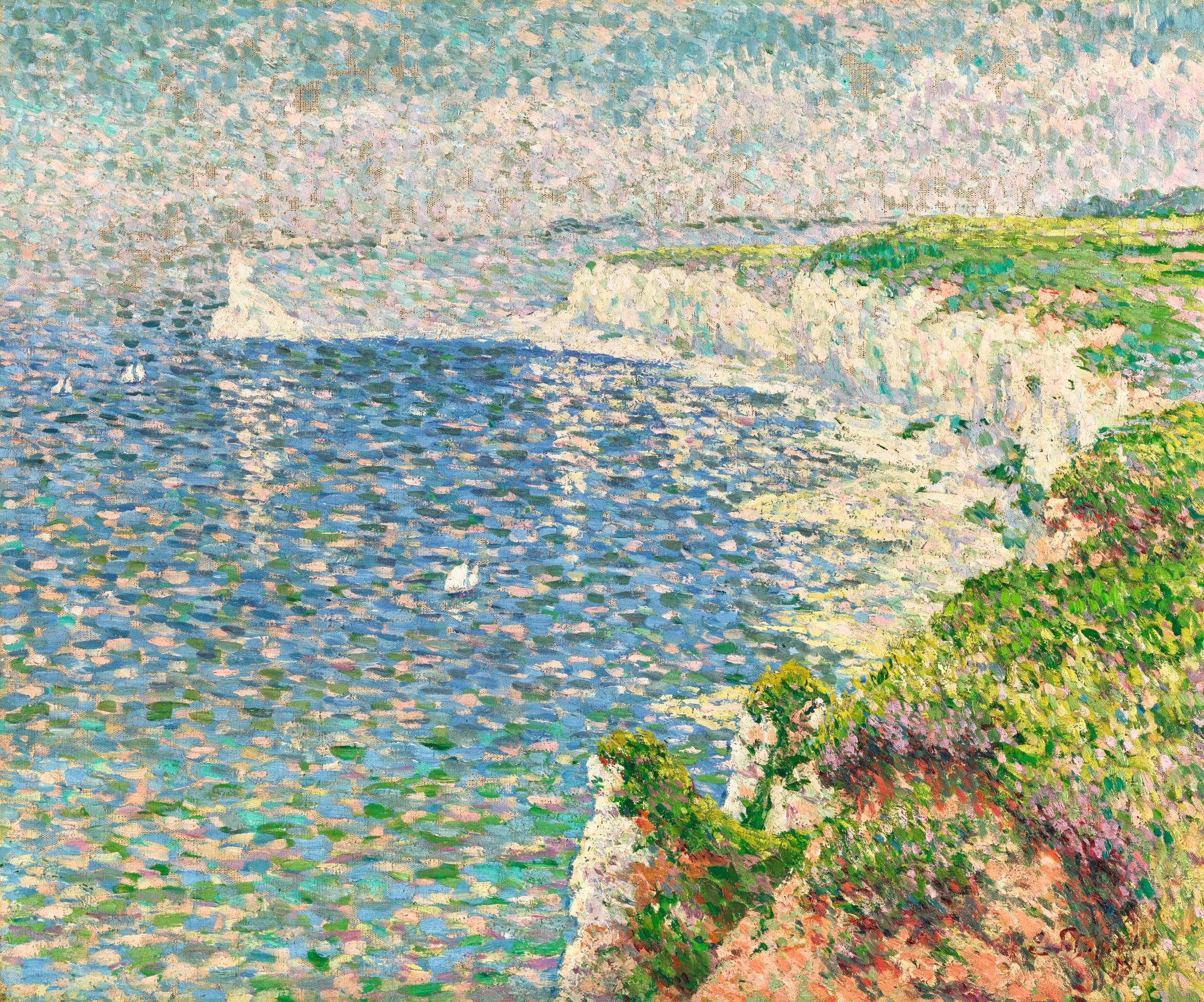 Claude-Émile Schuffenecker - Une Vue Des Falaises D\'Étretat