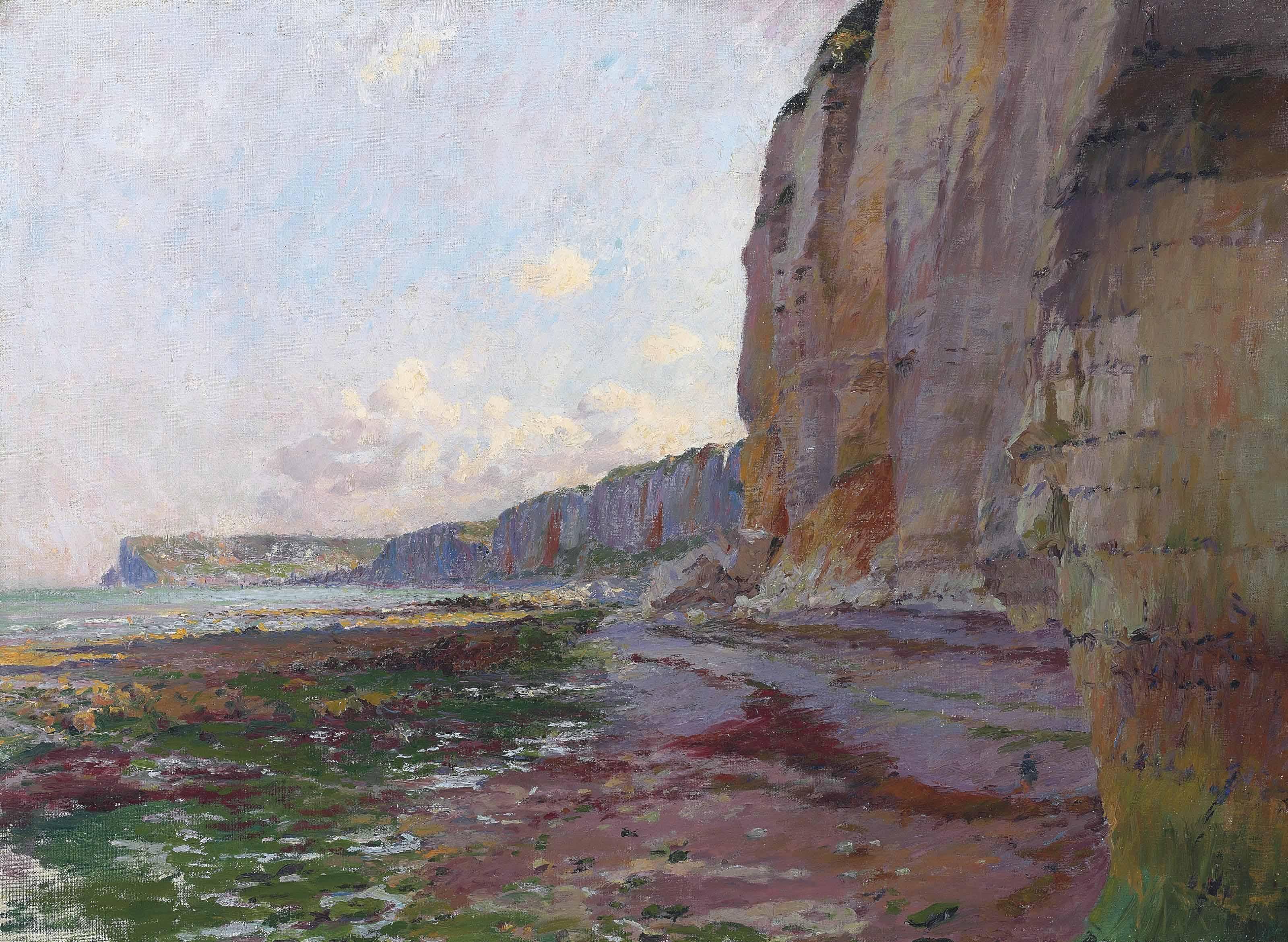 Claude-Emile Schuffenecker - Yport, falaises à marée basse