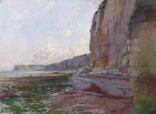 Claude-Emile Schuffenecker - Yport, falaises à marée basse