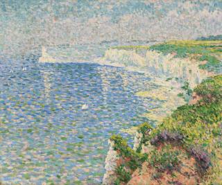 Claude-Emile Schuffeneker - Une Vue Des Falaises À Etretat
