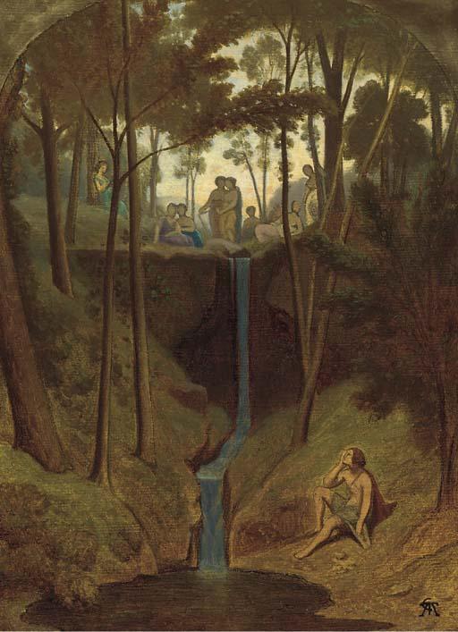 Claude Félix Théodore Caruelle D\'Aligny - Les Muses