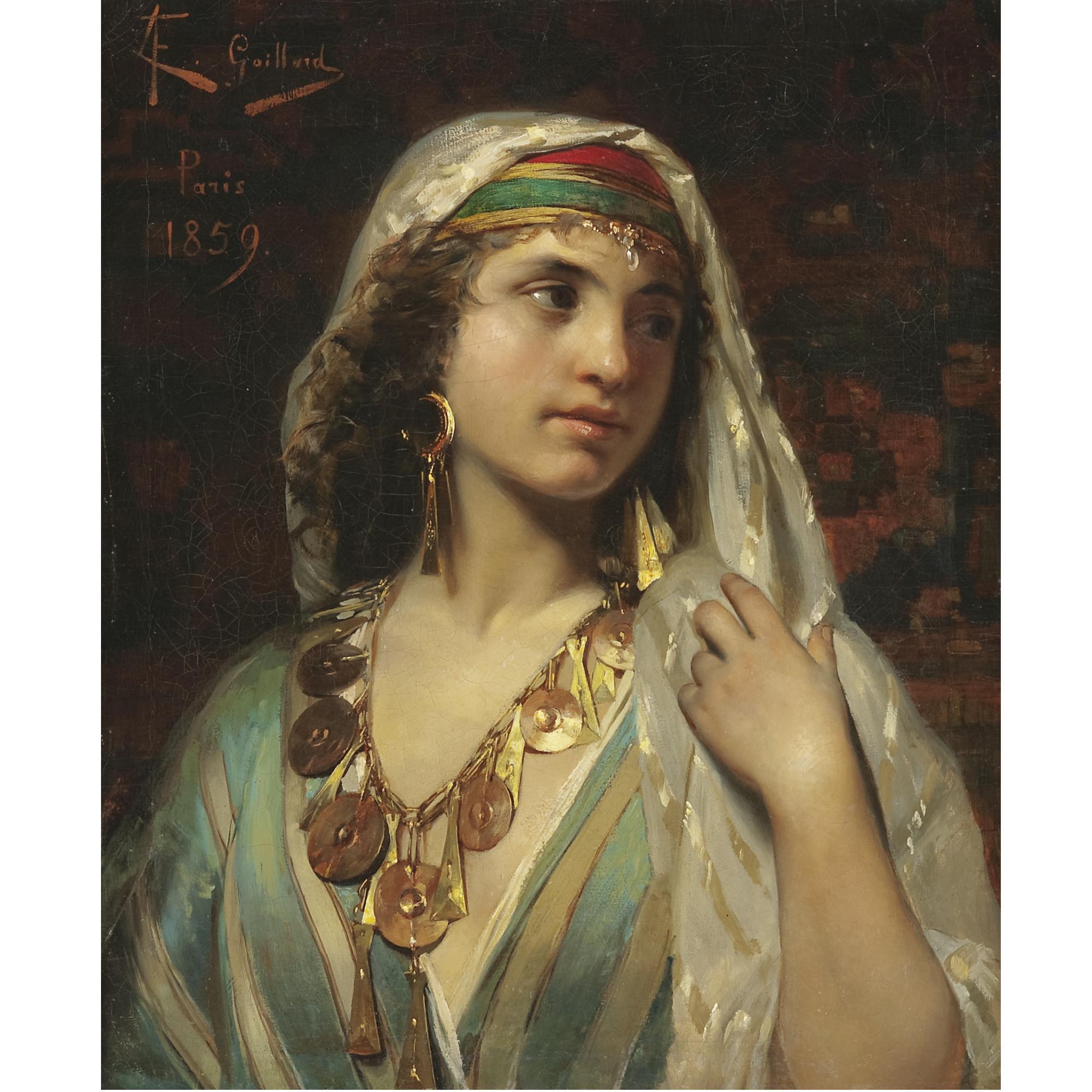 Claude-Ferdinand Gaillard - French Odalisque