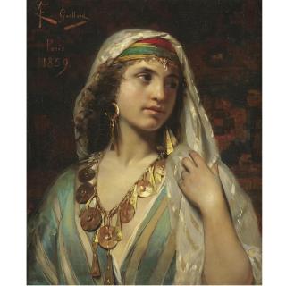 Claude-Ferdinand Gaillard - French Odalisque