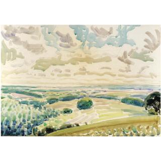 Claude Flight - The South Coast From Goodwood, Sussex