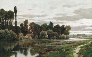 Claude-François-Auguste Mesgriny - Bord de la Rivière
