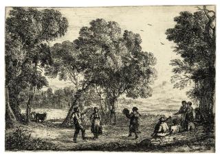 Claude Gellée - La Danse sous les Arbres (B. 35; Manocci 19)