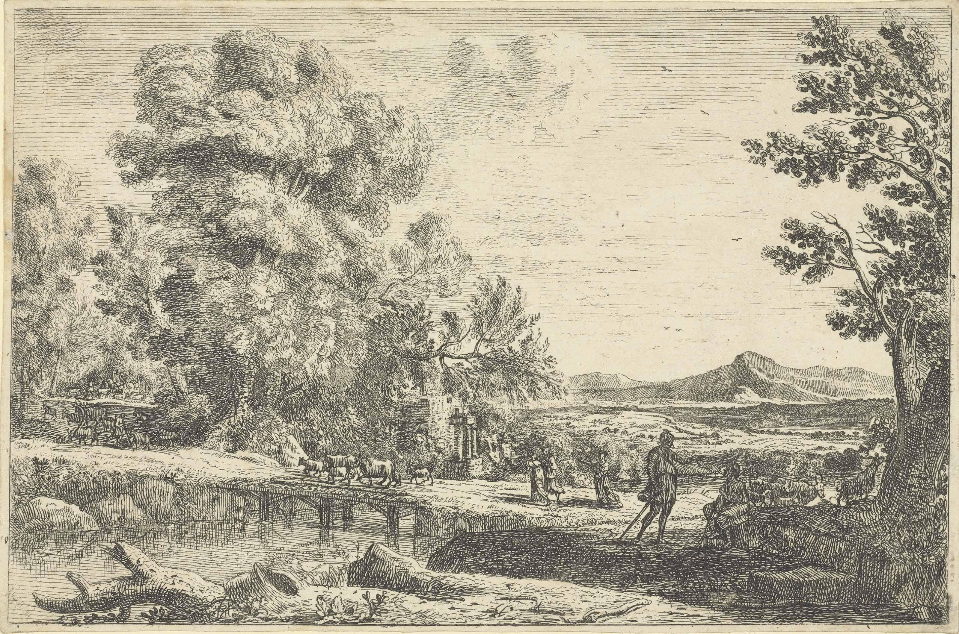 Claude Gellée - Le Pont Du Bois