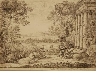 Claude Gellée - Mercurio e Argo