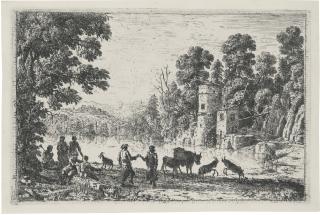 Claude Gellée - The Dance On The River-Bank (M. 13)