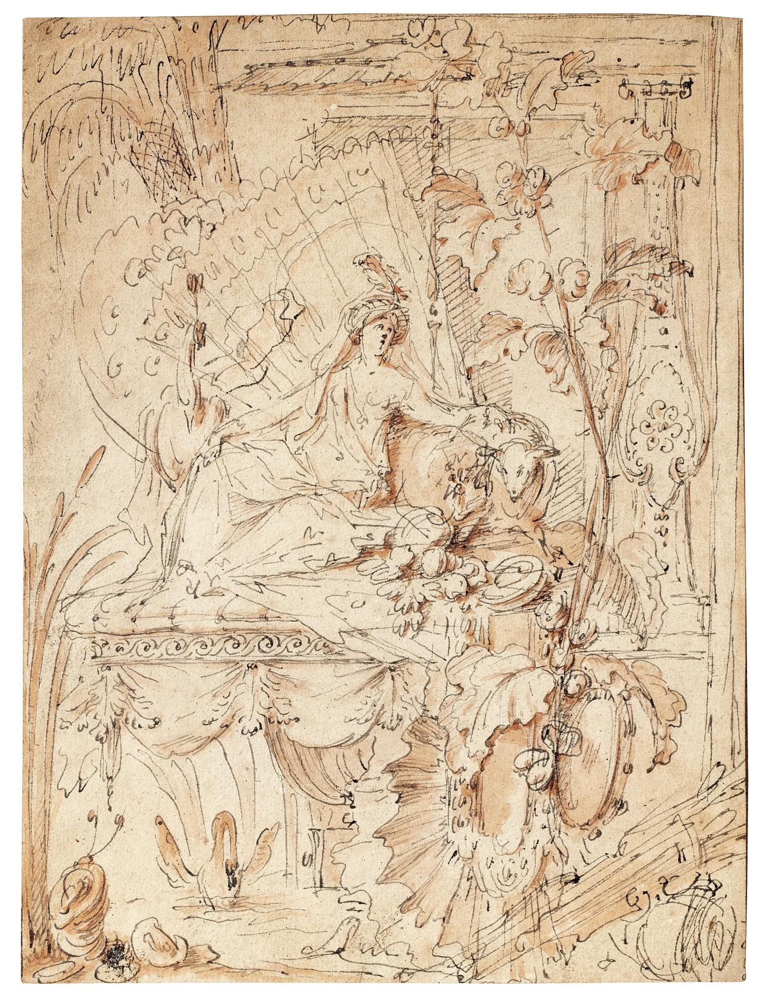 Claude Gillot - Allegory of America