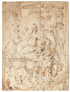 Claude Gillot - Allegory of America