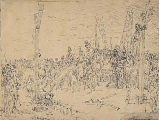 Claude Gillot - La Crucifixion