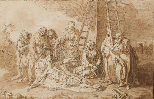 Claude Gillot - La déposition du Christ