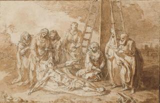 Claude Gillot - La déposition du Christ