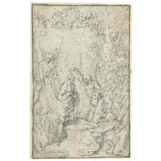 Claude Gillot - The Baptism Of Christ