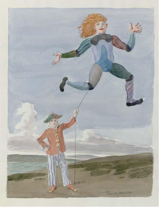 Claude Harrison - Sketch for Commedia del Arte; and 3 further works by the same hand