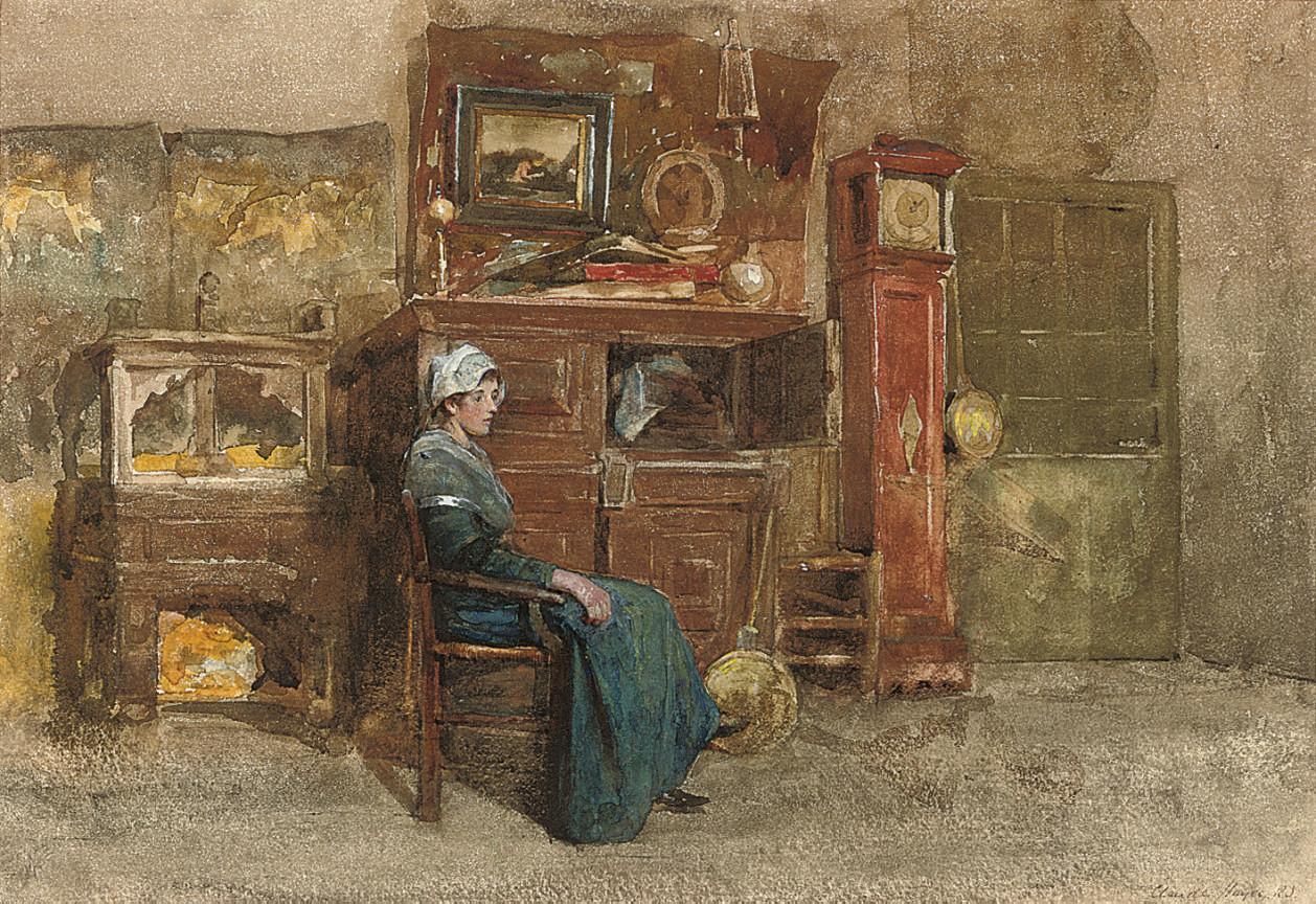 Claude Hayes, R.I. - Lost in thought