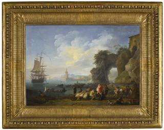 Claude-Joseph Vernet - A Coastal View Near Posillipo, Naples 