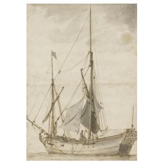 Claude-Joseph Vernet - A Small Masted Boat