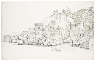 Claude-Joseph Vernet - Fishermen In A Boat Approching The Bay Of Posillipo, Naples