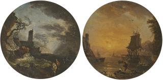 Claude-Joseph Vernet - Matin : la tempête ; et Soir : le calme
