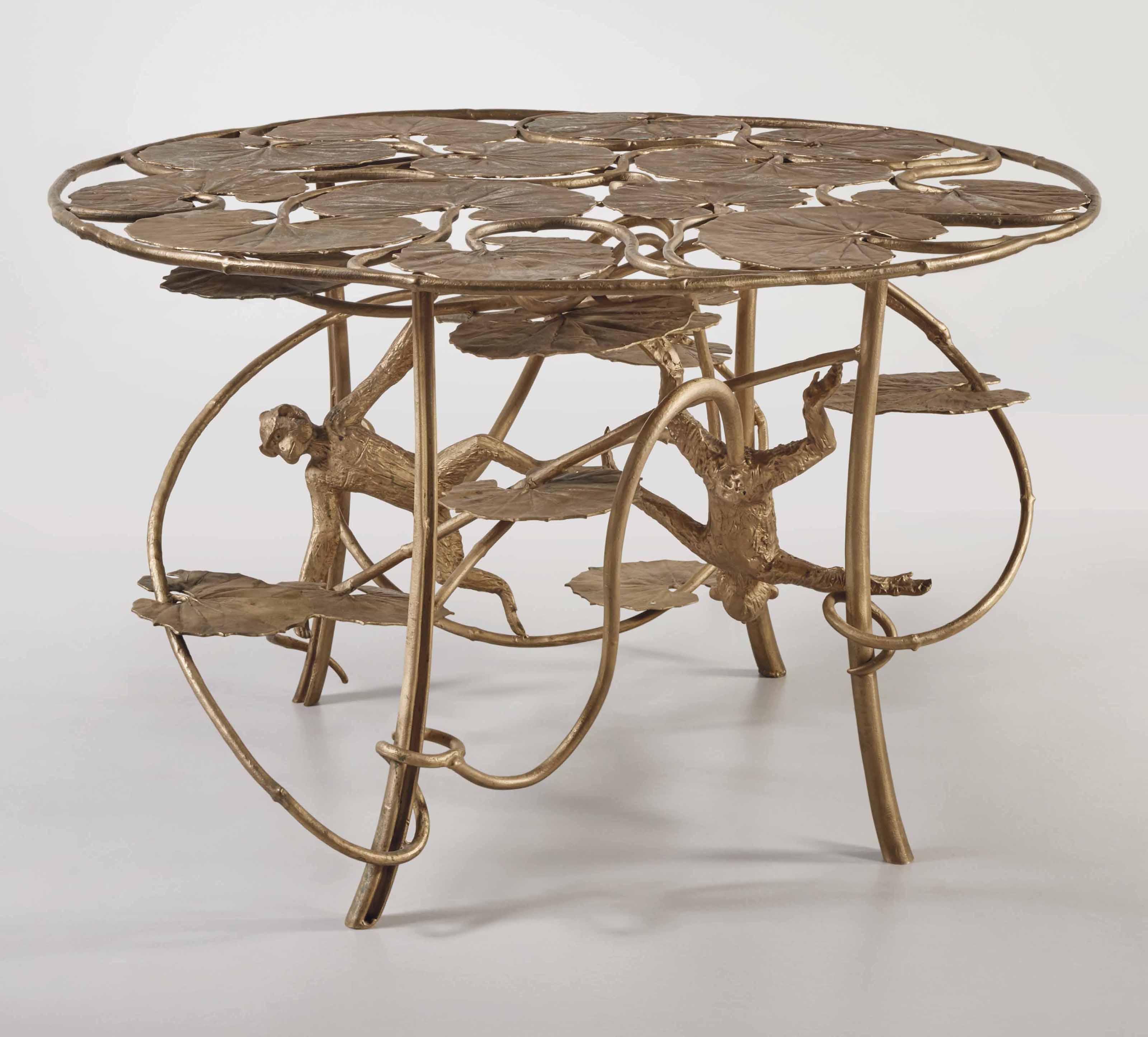 Claude Lalanne - TABLE LOTUS ET SINGE, 2007