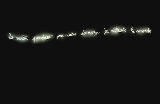 Claude Lévêque - La Nuit Pendant Que Vous Dormez, Je Détruis Le Monde