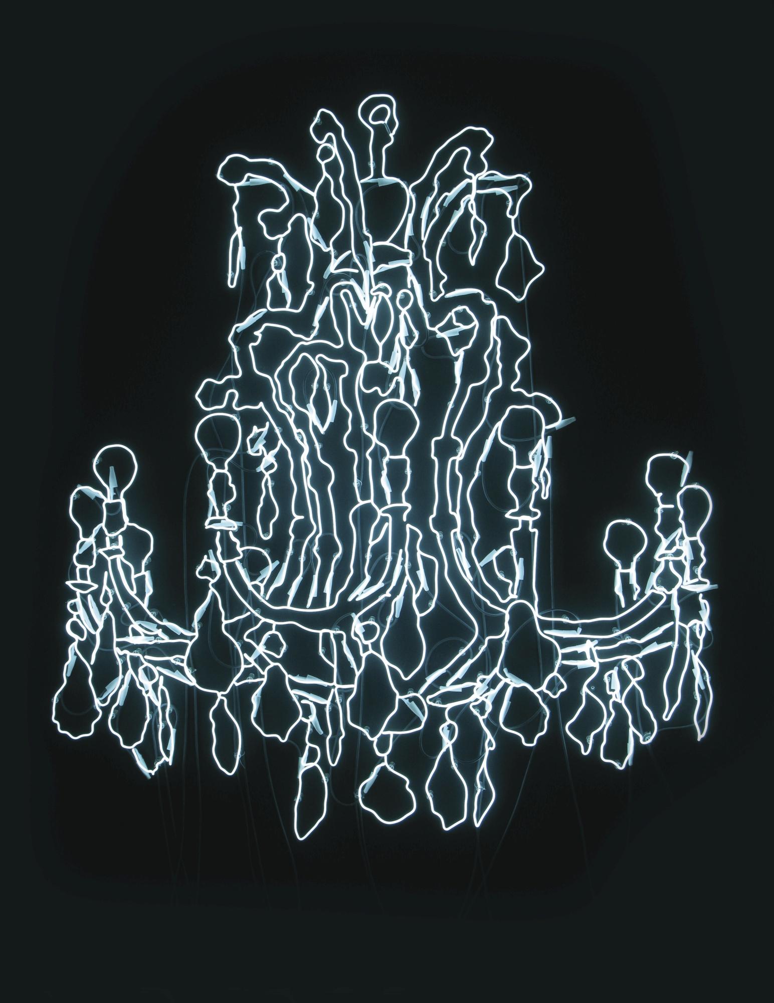 Claude Lévêque - Le Grand Soirwhite Neon Tubes And Transformer