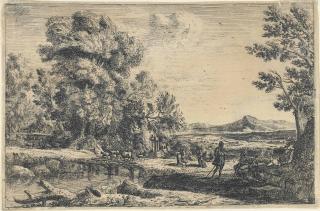 Claude Lorrain - Le Pont De Bois (Blum 33; Mannocci 38)