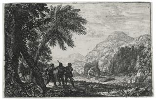 Claude Lorrain - Scène De Brigands (Mannocci 11)
