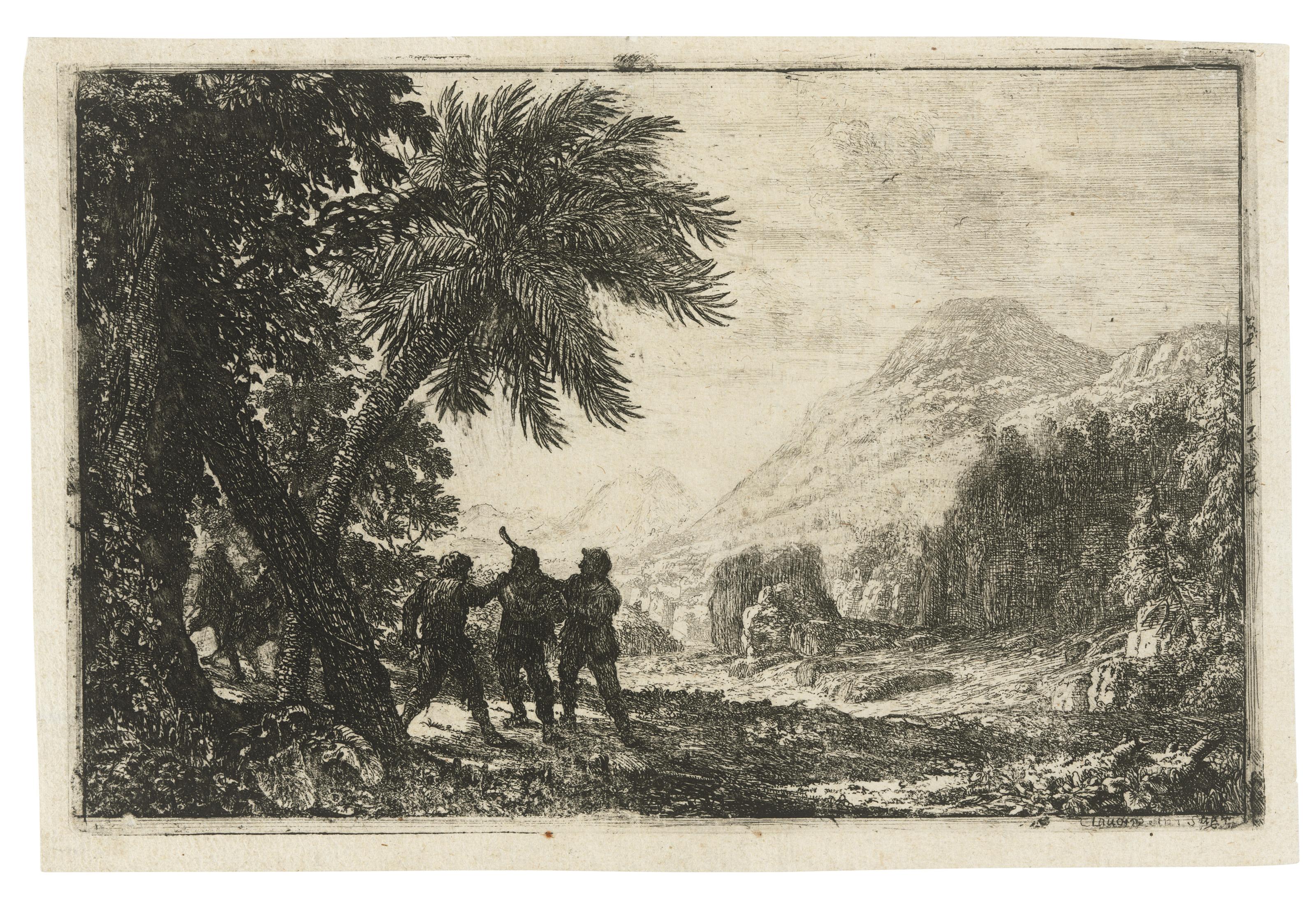 Claude Lorrain - Scene de brigands
