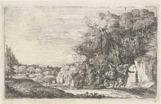 Claude Lorrain - The Flight into Egypt (M. 9)
