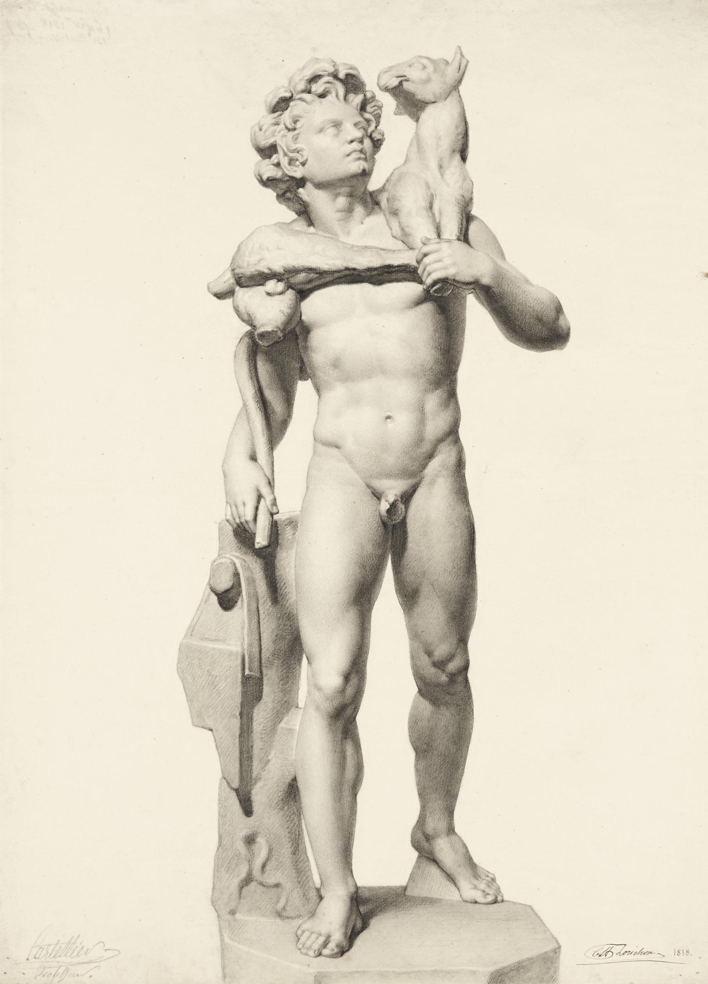 Claude-Louis-Antoine Lorichon - Le Faune Au Chevreau
