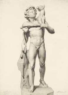 Claude-Louis-Antoine Lorichon - Le Faune Au Chevreau