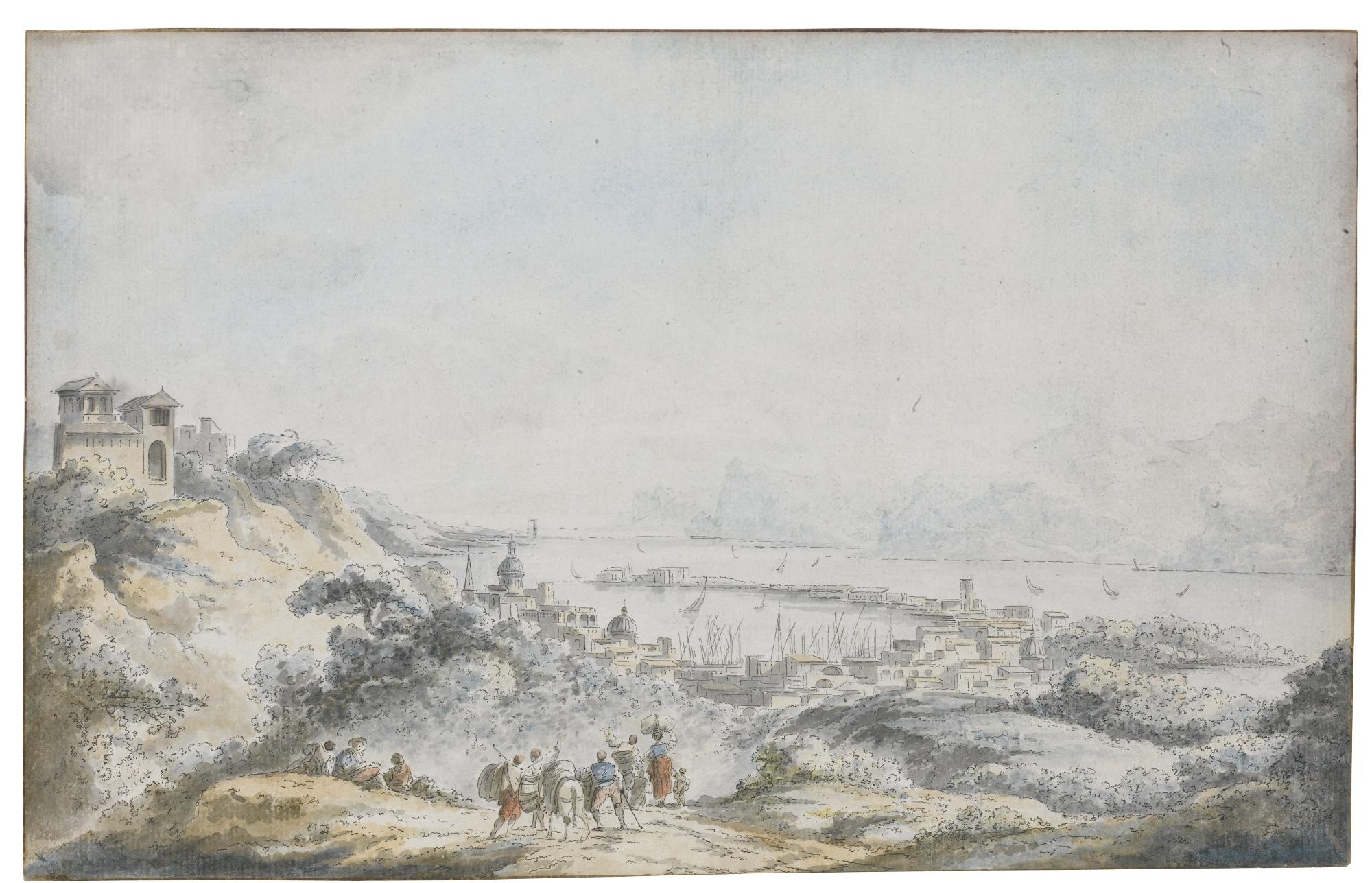 Claude-Louis Châtelet - A View Of The Strait Of Messina
