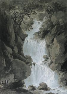 Claude-Louis Châtelet - Views of the Reinbach Falls, Switzerland