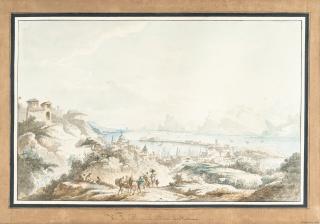 Claude-Louis Châtelet - „Vue du Port et du Détroit de Messine.“