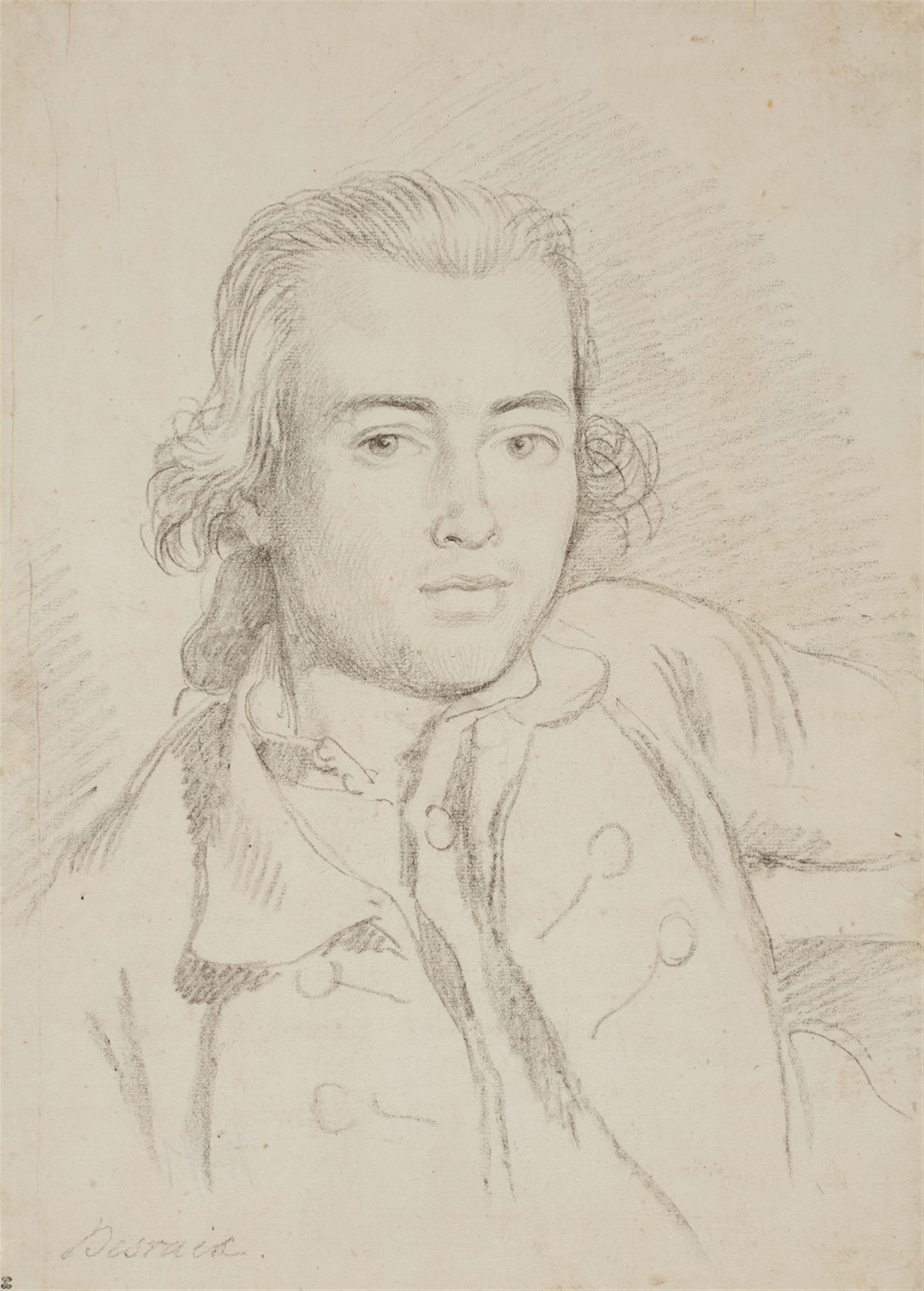 Claude Louis Desrais - Bildnis eines jungen Mannes