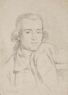 Claude Louis Desrais - Bildnis eines jungen Mannes